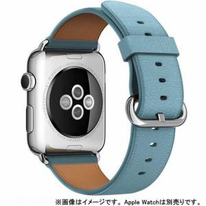 アップル(Apple)　MMGR2FE／A　Apple　Watch　42mm　ケース用　ブルージェイクラシックバックル