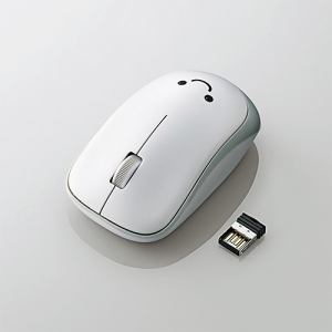 【推奨品】エレコム M-IR07DRWH 無線IRマウス(3ボタン) ホワイト
