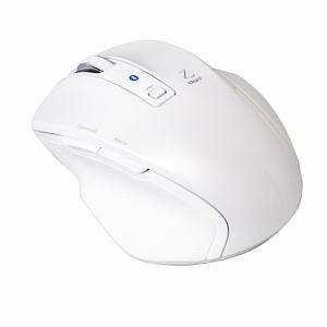 ナカバヤシ MUS-BKF121W BlueLED Bluetoothマウス Z 5ボタン Sサイズ ホワイト