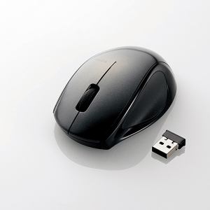 エレコム M-LS14DLBK ワイヤレスレーザーマウス(3ボタン) ブラック