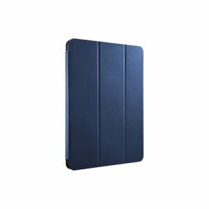 バッファロー　BSIPD1709CLFBL　9.7インチiPad　(2017年発表モデル)専用　レザーケース　3アングルスタンド　フラップモデル　ブルー