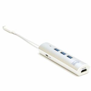 プリンストン　Digizo　USB3.1　TypeCドッキングステーションミニ(HDMI／シルバー)　PUD-PDC3HSV