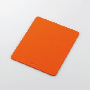エレコム MP-ELNSDR イタリアンソフトレザーマウスパッド(片面) オレンジ