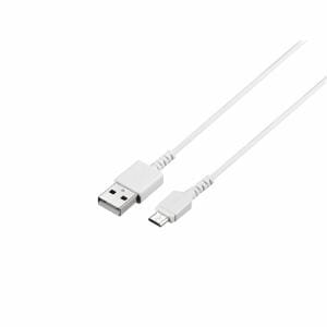 バッファロー BSMPCMB105TWH USB2.0ケーブル(Type-A to microB) ホワイト 0.5m