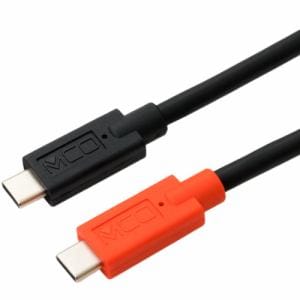 ミヨシ　UPD-220　BK　USB　TypeC　-　TypeC　ケーブル　2m　USB　PD　対応　eMarker内蔵　ブラック