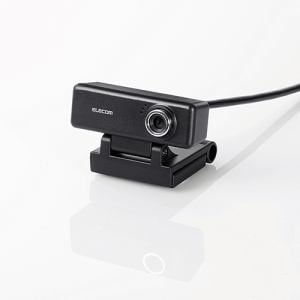Webカメラ エレコム PC パソコン UCAM-C520FEBK 高画質HD対応200万画素Webカメラ(イヤホンマイク付き)