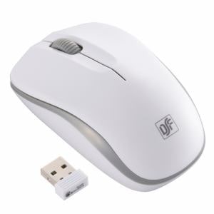 オーム電機 PC-SMWIMS32-W 静音ワイヤレスマウス IR LED Mサイズ ホワイト／グレー