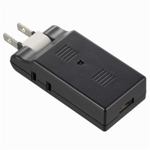 オーム電機 HS-TM2U1K3-K USB電源タップ 雷ガード USB1個口+AC2個口 ブラック
