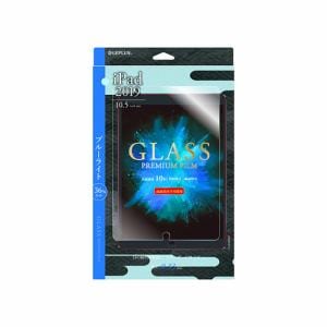 ＭＳソリューションズ iPad Air 2019 ガラスフィルム GLASS PREMIUM ブルーライトカット LP-IP19FGB