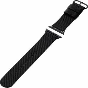 エレコム　AW-44BDNATBK　Apple　Watch　44／42mm　ファブリックバンド　ブラック