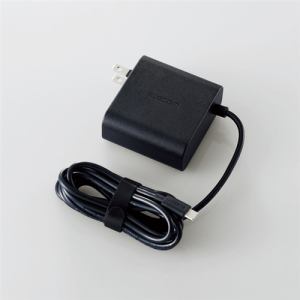 エレコム ACDC-PD0145BK Power Delivery対応USB AC充電器（45W）