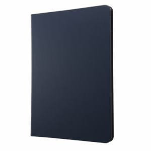 レイ・アウト iPad 第7世代 レザーケース スタンド機能付き／ダークネイビー RT-PA14LC1／DN
