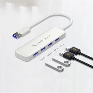 YAMADA SELECT YUH34G1W USBハブ  4ポート ホワイト