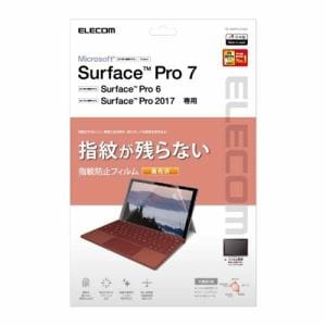 エレコム TB-MSP7FLFANG Surface Pro 7用フィルム 防指紋 光沢