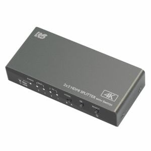 ラトックシステム RS-HDSP22-4K 入力切替機能付HDMI分配器(ダウンスケール対応)