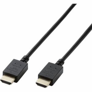 エレコム　CAC-HDPY10BK　HDMIケーブル　Premium　やわらか　1.0m　ブラック