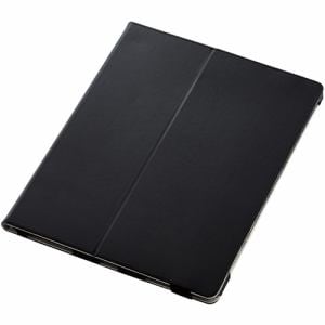 エレコム TB-A21PLPLFBK iPad Lサイズ 2021年モデル フラップケース ソフトレザー 2アングル 軽量 ブラック