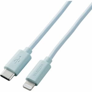 エレコム U2C-APCL10BU USB C-Lightningケーブル 1.0m ブルー
