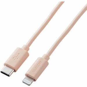 エレコム U2C-APCL10DR USB C-Lightningケーブル 1.0m オレンジ
