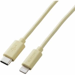 エレコム U2C-APCL10YL USB C-Lightningケーブル 1.0m イエロー