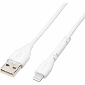 エレコム MPA-UALPSE10WH USB-A to Lightningケーブル イージーグリップ 1.0m ホワイト