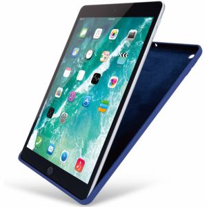 エレコム TB-A21RSCHNV iPad 第9世代(第8世代、第7世代) シリコン ハイブリッドケース ネイビー TBA21RSCHNV