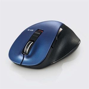 エレコム M-XGL15BBBU マウス／Bluetooth／5ボタン／Lサイズ／握りの極み／ブルー MXGL15BBBU