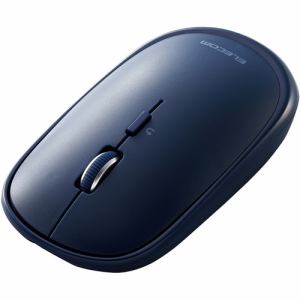 【推奨品】エレコム M-TM15BBBU マウス ワイヤレスマウス 無線 Bluetooth 静音 4ボタン 充電式 ブルー