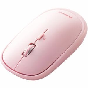 【推奨品】エレコム M-TM15BBPN マウス ワイヤレスマウス 無線 Bluetooth 静音 4ボタン 充電式 ピンク