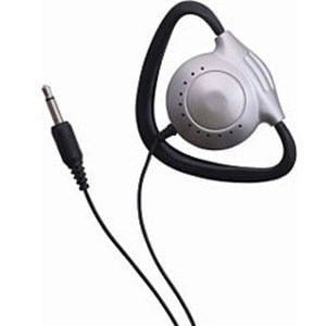ヤザワ TH110SV 耳かけ型モノラルヘッドホン(シルバー) 3.0mコード
