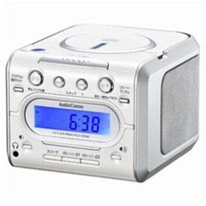 オーム電機 RCDC008Z ワイドFM対応 CDクロックラジオ