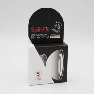 イヤチップ スピンフィット    SpinFit CP240-S ツインブレードイヤチップ ノズル付 1ペア Sサイズ