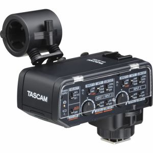 TASCAM CA XLR2D F ミラーレスカメラ対応XLRマイクアダプター 富士フィルム用 タスカム ブラック