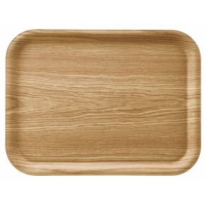 【在庫限り】木製食器　ノンスリップシカクトレー　ＡＢＴ２７　ブラウン　55ｃｍ