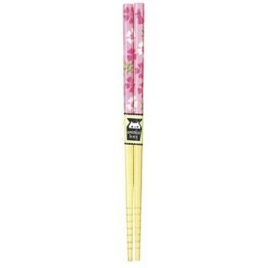 箸 白竹メルヘン ピンク 16．5cm