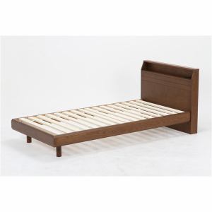 木製ベッド　リオ　ＳＤ　ブラウン　セミダブル