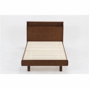 木製ベッド　リオ　Ｄ　ブラウン　ダブル