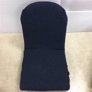 【在庫限り】座椅子カバー ネイビー色 フィットタイプ ネイビー ザイス用