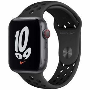 【台数限定】アップル(Apple) MKT73J/A Apple Watch Nike SE（GPS + Cellularモデル） 44mm スペースグレイアルミニウムケースとアンスラサイト/ブラックNikeスポーツバンド レギュラー