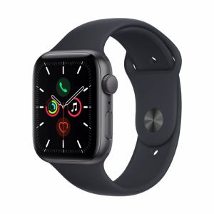 【台数限定】アップル(Apple) MKT33J/A Apple Watch SE（GPS + Cellularモデル） 44mm スペースグレイアルミニウムケースとミッドナイトスポーツバンド レギュラー