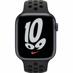 アップル(Apple) MKL53J/A Apple Watch Nike Series 7(GPS + Cellularモデル) 45mm  ミッドナイトアルミニウムケースとアンスラサイト/ブラックNikeスポーツバンド レギュラー