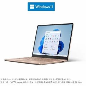 Microsoft 8QC-00054 ノートパソコン Surface Laptop Go 2 [12.4インチ／i5／メモリ 8GB／ストレージ 128GB] サンドストーン 8QC00054