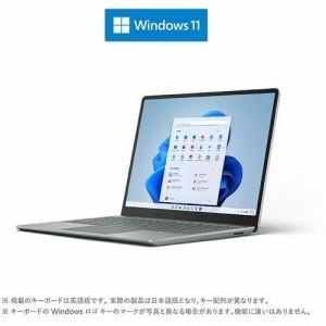 [推奨品]Microsoft 8QC-00032 ノートパソコン Surface Laptop Go 2 [12.4インチ／i5／メモリ 8GB／ストレージ 128GB] セージ 8QC00032