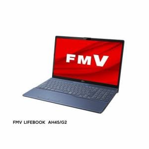 [推奨品]富士通 FMVA45G2L ノートパソコン FMV LIFEBOOK AHシリーズ メタリックブルー