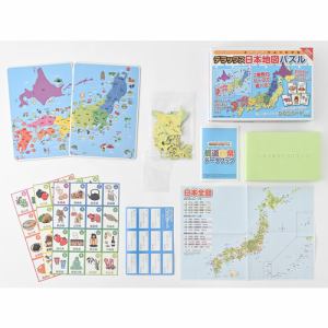 幻冬舎 ジグソーとかるたでよくわかるデラックス日本地図パズル