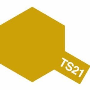 タミヤ プラモデル用 カラースプレー TS－21 ゴールド