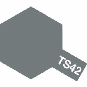 タミヤ プラモデル用 カラースプレー TS－42 ライトガンメタル