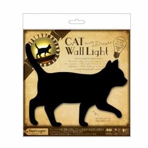 東洋ケース TLC-WL-02 LEDライト That’s Light！ CAT WALL LIGHT てくてく （猫）