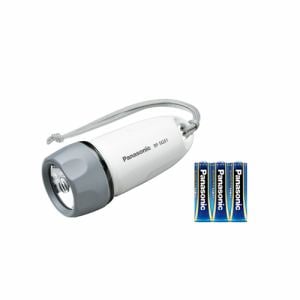 パナソニック　BF-SG01N-W　乾電池エボルタNEO付き　LED防水ライト　BFSG01NW