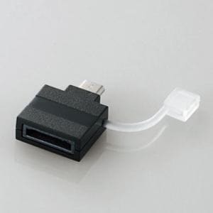 エレコム　Micro-USB変換アダプタ　docomo／SoftBank用　MPA-FSMBADBK